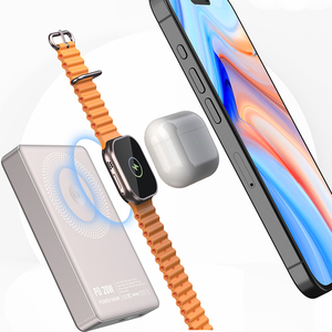 Mini PowerBank personnalisé <span class=keywords><strong>Super</strong></span> rapide 10000mAh charge sans fil PD 20W banques d'alimentation magnétiques portables <span class=keywords><strong>batterie</strong></span> <span class=keywords><strong>externe</strong></span> pour téléphone portable - Product Image 2