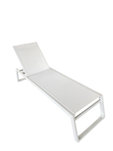 Chaise longue <span class=keywords><strong>et</strong></span> lit de jour <span class=keywords><strong>en</strong></span> <span class=keywords><strong>aluminium</strong></span> réglable de haute qualité pour la plage KD - Product Image 4