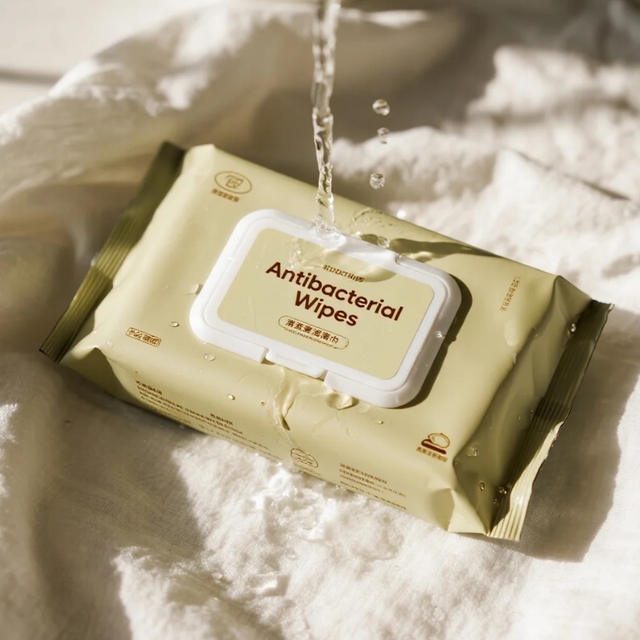 Wholesale Household OEM China Factory Unscented Multi-Purpose Anti-bacterial Hand and Surface Cleaning Wet Wipes 80 Pack