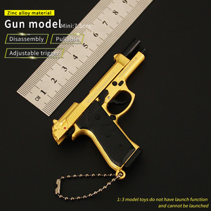 Giocattolo in metallo portachiavi <span class=keywords><strong>pistola</strong></span> con proiettili Beretta <span class=keywords><strong>M9</strong></span> ciondolo giocattolo pistole realistiche in metallo modello Mini portachiavi <span class=keywords><strong>pistola</strong></span> in metallo portachiavi - Product Image 3