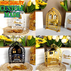 Elementi Decorativi in Metallo Personalizzati per Decorazione Casa, Logo in Stile Arabo Popolare del Medio Oriente, Motivi con Testo Islamico per <span class=keywords><strong>Moschea</strong></span>/Chiesa - Product Image 1