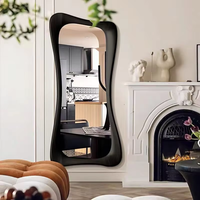 Ensemble de décoration de chambre mobile en bois avec éclairage simple, coiffeuse moderne rotative, designs de chambre à coucher, miroir de maquillage