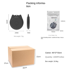 อุปกรณ์ป้องกันการสูญหายสำหรับสัตว์เลี้ยงอุปกรณ์กระเป๋าสตางค์<span class=keywords><strong>ใส่</strong></span>อุปกรณ์หายอุปกรณ์ระบุตำแหน่งบลูทูธสามารถถ่ายภาพเทปแบตเตอรี่ - Product Image 3