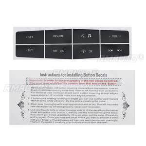 Nouveaux autocollants de réparation pour boutons de commande du volant de voiture pour Ford Mustang 2010 2011 2012 - Product Image 6