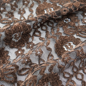 YY High Quality Floral Chenille <strong>Lace</strong> Nylon Polyester Spandex <strong>Heavy</strong> Stretch <strong>Lace</strong> <strong>Fabric</strong> for Women Dress &amp; Evening Gowns - Product Image 1