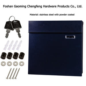 Wall Mounted Factory Customized Stainless Steel Newspaper Letterbox Modern Rustproof Newspaper Box Waterproof Metal <strong>Postbox</strong> - Product Image 5