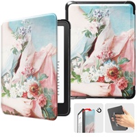 Casing Pelindung E-book 7 inci untuk Kindle Paperwhite/Colorsoft/Signature Edition 2026 dengan Sandaran Tangan dan Penutup Belakang Magnetik