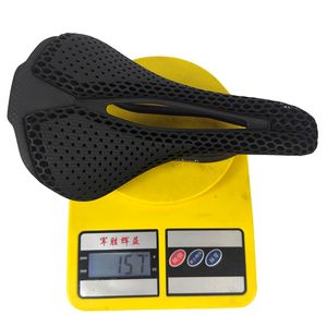 Sillín de carbono con estampado 3D ultraligero 155G, <span class=keywords><strong>asiento</strong></span> de bicicleta para hombres y mujeres, sillín de carbono MTB de carretera, accesorios de bicicleta de grava para Triatlón - Product Image 4