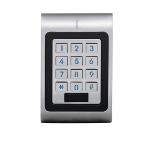 Kiểm soát truy cập sinh trắc học một bàn phím tiếp sức Wiegand 26 ~ 37bits kim loại độc lập cho khóa cửa đơn <span class=keywords><strong>125Khz</strong></span> 13.56MHz - Product Image 2