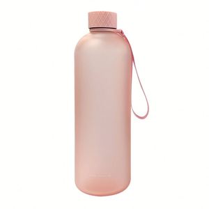ขวดน้ำพลาสติกแบบพกพา 1000 มล. ปลอดสาร BPA เป็นมิตรกับสิ่งแวดล้อม  แบบกดตรง  พร้อมเคลือบลาย  สำหรับโปรโมชั่น  รับทำโลโก้ตามสั่ง - Product Image 1