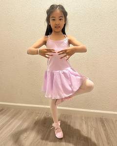 Precio al por mayor, zapatos de baile de Ballet para niñas con correa, zapatos de práctica de Ballet de satén de suela blanda, bailarinas, zapatos planos de baile - Product Image 4