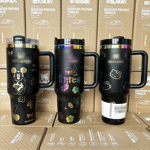 Thermos en acier inoxydable de 40 oz avec poignée, isolation thermique pour le chaud et le froid, voyage pour tasse <span class=keywords><strong>Stanley</strong></span> - Product Image 2