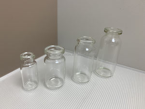 7ml Clear Borate Glass Medical Vial for Infusion with <b>Rubber</b> Stoppers Flip Tear-off <b>Caps</b> Screen Printed Surface - Product Image 6