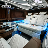 CARRIDE Conversion intérieure de luxe pour Mercedes V260 VIP Van, sièges capitaine en cuir personnalisés, éclairage d'ambiance, plafond étoilé