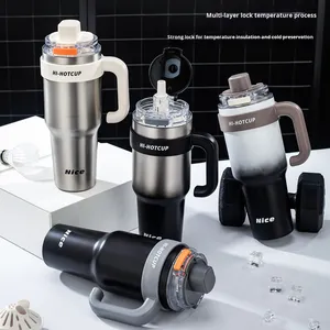 Taza <span class=keywords><strong>de</strong></span> café <span class=keywords><strong>de</strong></span> cerámica aislada <span class=keywords><strong>de</strong></span> capacidad Extra grande montada en el coche <span class=keywords><strong>de</strong></span> verano, nueva taza <span class=keywords><strong>de</strong></span> viaje gigante <span class=keywords><strong>de</strong></span> acero inoxidable, térmica caliente - Product Image 4
