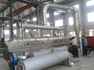 Séchoir à lit fluidisé vibrant 316 SUS pour chauffage industriel au gaz naturel pour granules de sel de mie de pain - Product Image 6