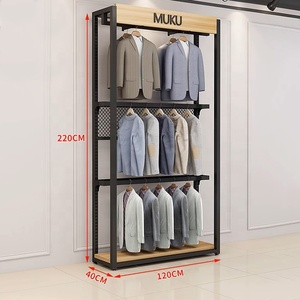 Negozio di abbigliamento al dettaglio <span class=keywords><strong>negozi</strong></span> di abbigliamento Interior Design Boutique mobili espositore metallo portabiciclette - Product Image 3