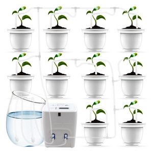 Système d'arrosage automatique Widoo avec minuterie numérique, irrigation goutte à goutte pour plantes en pot, utilisation intérieure et extérieure, jardin - Product Image 3