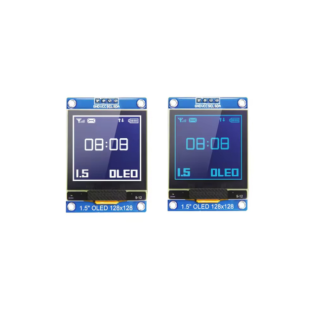 1.5 Inch 4 Pin OLED Display 128*128 Resolution IIC Interface SH1107 Driver OLED Module White Color
