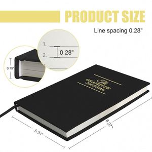 Custom Leather A5 Hardcover Gratitude <b>Journal</b> Classic 100 Sheets Gift Multiple Colors Premium Notebook - Product Image 2