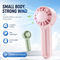 Ventilateur pliable portable avec design léger et compact pour le bureau, les voyages, l'extérieur, la maison, l'école, le camping, les femmes, les hommes, les enfants, utilisation estivale