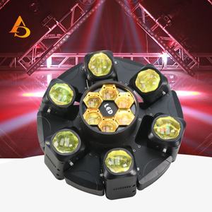Luz Móvil de Escenario DMX512 Internacional, Luz Móvil RGBW de 6 Haces - Product Image 1