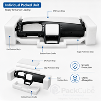Cartons ondulés écologiques et robustes pour la protection des pièces automobiles, résistants à la poussière et à l'humidité, boîtes d'expédition personnalisables