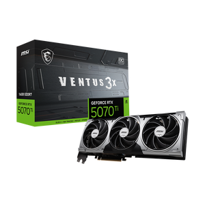 GeForce RTX 5070 Ti OC 16G VENTUS 3X Video Memory Cooling Fan Gaming and <b>Workstation</b> Desktop Graphic Card - Product Image 1