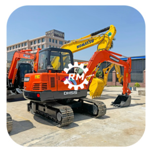Excavatrice sur chenilles d'occasion UE DH55, préparée, 5,5 tonnes, DX60, DX55R-7M, DX55-5C, DH 55, fournisseur d'équipement civil - Product Image 1
