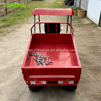 Quad utilitaire agricole GY6 150cc avec remorque, véhicule tout-terrain agricole, quad multi-usages