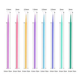 Disapoable قضيب الكربون الألياف الأسنان رمش تمديد فرشاة صغيرة - Product Image 5