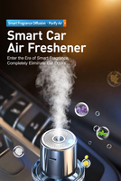 Parfum Intelligent d'Aromathérapie en Gros pour Voiture, Nouvelle Fragrance de Luxe Légère, Sans Flamme, Haute Qualité, 160ml