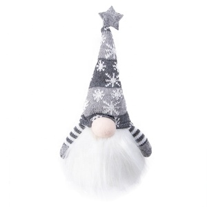 Figurine de noël en peluche 21 cm, décoration de table d'intérieur, avec éclairage LED, figurine <span class=keywords><strong>elfe</strong></span> <span class=keywords><strong>scandinave</strong></span>, fourre-tout - Product Image 2
