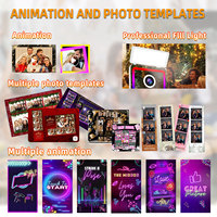 Produsen Photo Booth Kustom Vanya Magic Mirror Photo Booth Dengan Baki Printer, Cermin Selfie Persegi, Mesin Photobooth