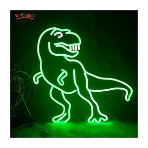Winbo-Letrero de neón personalizado con logotipo de dinosaurio, luz LED personalizada para tienda de juguetes de dormitorio, luces LED personalizadas - Product Image 6