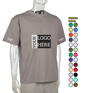 TKAN93เสื้อยืดคอกลมลายกราฟิกโอเวอร์ไซซ์สำหรับผู้ชายธรรมดาพิมพ์ลายเสื้อยืดผ้าฝ้าย100% คอกลม - Product Image 1