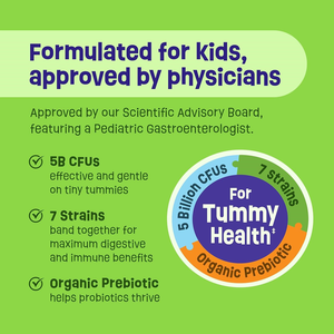 Tabletas masticables de etiqueta privada OEM, probióticos para niños con soporte digestivo, prebióticos orgánicos, suplemento vitamínico de <span class=keywords><strong>fibra</strong></span> dietética - Product Image 5