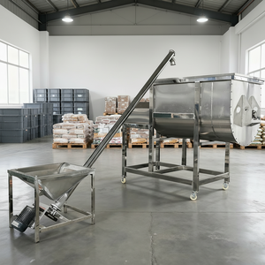 Miscelatore Orizzontale a Nastro in Acciaio Inox <span class=keywords><strong>Saturn</strong></span>, Bestseller per 500kg di Condimenti e Latte in Polvere, Personalizzabile con Riscaldamento ed Essiccazione - Product Image 3