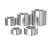 Bouchon de tuyau à filetage interne haute pression à paroi épaisse soudé robuste pour système de pipeline hydraulique SS304