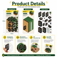 Pegatinas Decorativas en 3D de PVC Impermeables Personalizadas, Juego de Calcomanías en Relieve para Diarios, Álbumes de Recortes, Cuadernos y Regalos