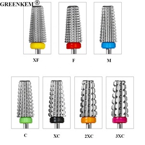 New 5-IN-1 Tungsten Steel Nail Polishing Head Removal Dead Skin High-quality Nail Polishing Head Cross <strong>Tooth</strong> Nail Drill <strong>Bits</strong> - Product Image 2