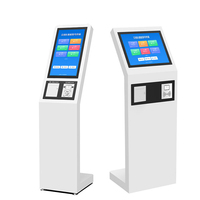 Système de gestion des files d'attente de 18,5 pouces, cadre tactile IR pour banque, écran numérique autonome, affichage LED/LCD