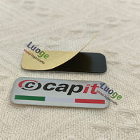Étiquettes de voiture en aluminium imprimées sur mesure, autocollants, plaques signalétiques industrielles auto-adhésives, étiquettes de logo en métal pour équipement