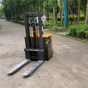 Chariot élévateur électrique 1500kg/2000kg à étriers, transpalette à batterie lithium-ion, pneus pleins, transmission intégrale, garantie 1 an - Product Image 2