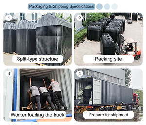 Citerne septique en PP renforcé à trois compartiments, citerne à eaux usées haute efficacité pour les travaux <span class=keywords><strong>d</strong></span>'<span class=keywords><strong>assainissement</strong></span> rural - Product Image 5