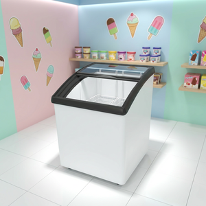 Congélateur commercial pour crème glacée SD-151s, simple température, mécanique, avec porte vitrée supérieure, <span class=keywords><strong>prix</strong></span> usine pour la présentation de la crème glacée - Product Image 5