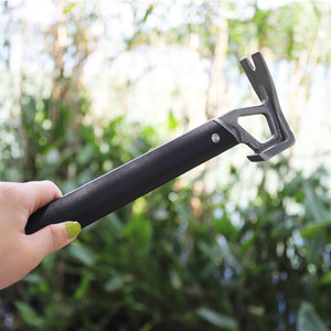 Portable Aluminum Handle Hammer 4x9x31cm Multi Purpose Tent Mallet Outdoor Camping Nail <b>Puller</b> Horn Hammer - Product Image 2