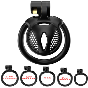 Dispositivo de Castidad Negativa YPM, Jaula para Pene, para Travestis, Jaula Rosa para Pene, Jaulas de Resina para Castidad Masculina - Product Image 6