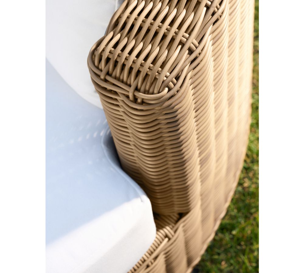 outdoor furniture round chaise sofa bed patio daybed lounge chaise leisure sunbed