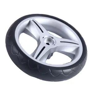 Profissional Custom Injection Parts Shockproof EVA Espuma De Borracha Scooter Solid Non-Slip Baby Jogging Stroller Tires